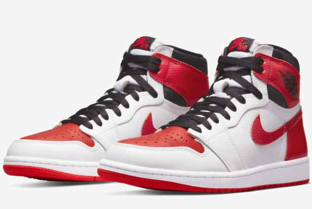 New Release: Air Jordan 1 High OG 'Heritage' White/University Red-Black 555088-161 | Limited Stock!