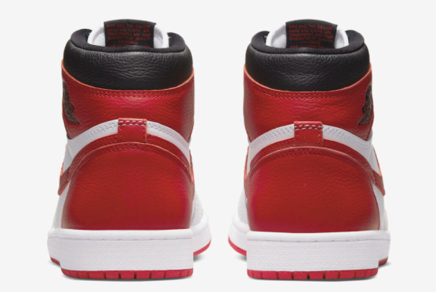 New Release: Air Jordan 1 High OG 'Heritage' White/University Red-Black 555088-161 | Limited Stock!