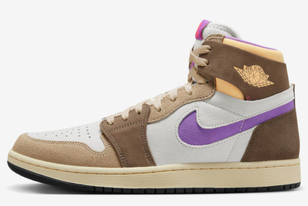 Air Jordan 1 High Zoom CMFT 2 'Palomino' - Palomino/Melon Tint-Wild Berry | DV1307-205