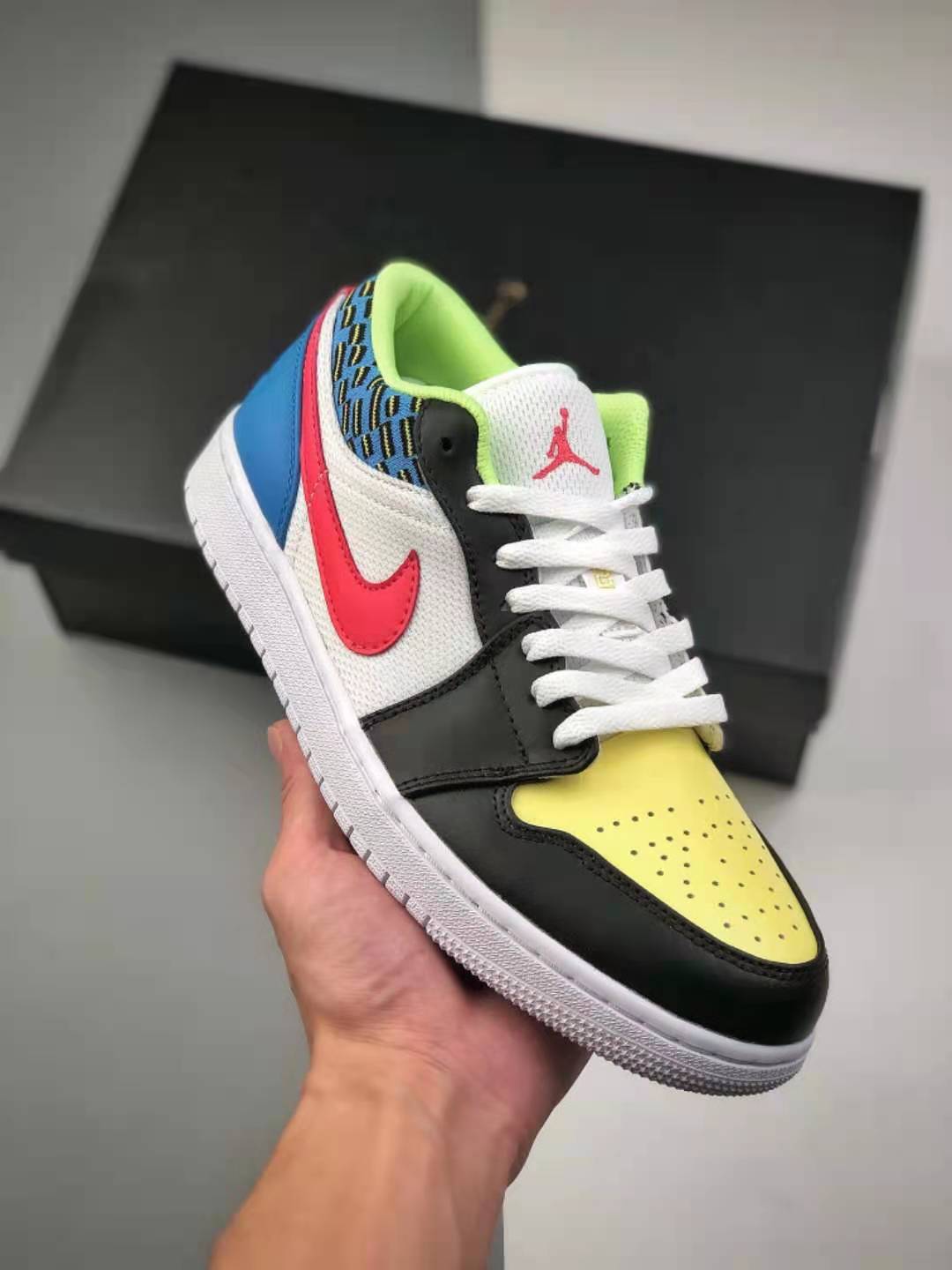 Air Jordan 1 Low 'Funky Patterns' DH5927-006 - Unique and Stylish Sneakers