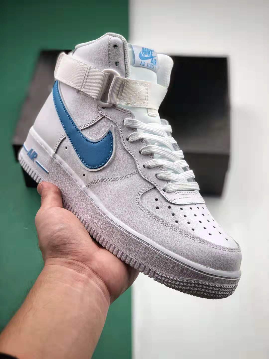 Nike Air Force 1 High '07 Photo Blue AT4141-102 - Shop Now!