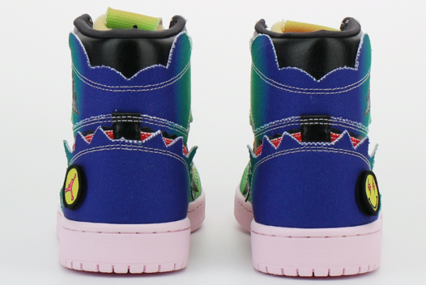 J Balvin x Air Jordan 1 High OG Multi-Color/Black-Pink Foam - Limited Edition Collaboration!
