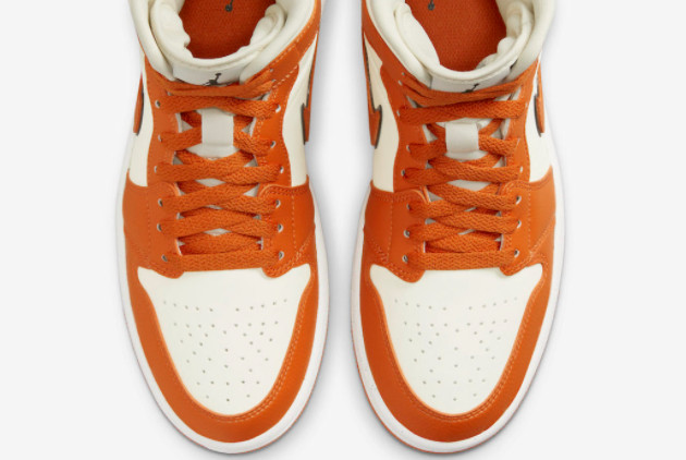 Air Jordan 1 Mid SE Sport Spice Coconut Milk Sneakers - DV1302-100 Air Jordan 1 Mid SE Sport Spice Coconut Milk Sneakers - DV1302-100