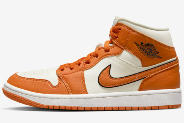 Air Jordan 1 Mid SE Sport Spice Coconut Milk Sneakers - DV1302-100