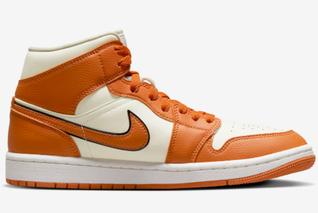 Air Jordan 1 Mid SE Sport Spice Coconut Milk Sneakers - DV1302-100 Air Jordan 1 Mid SE Sport Spice Coconut Milk Sneakers - DV1302-100