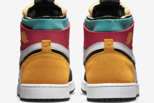 Air Jordan 1 Zoom CMFT 'Multi-Color' Anthracite/Gold-Teal-Rush Pink CT0978-016