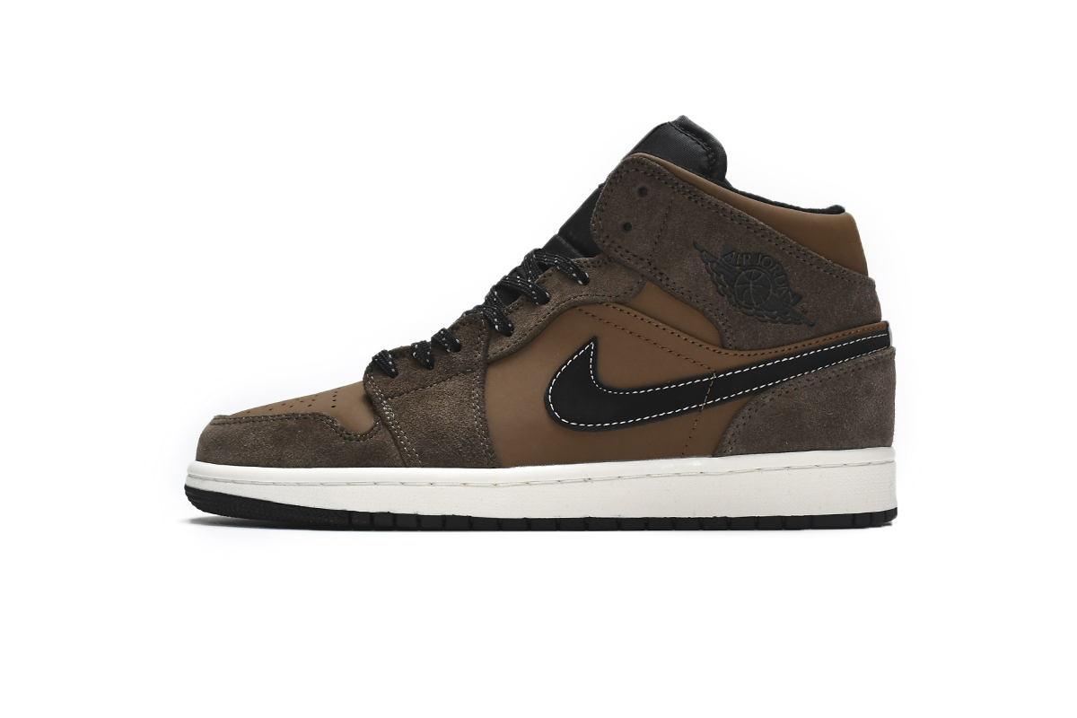 Air Jordan 1 Mid SE Dark Chocolate DC7294-200 | Premium Sneakers