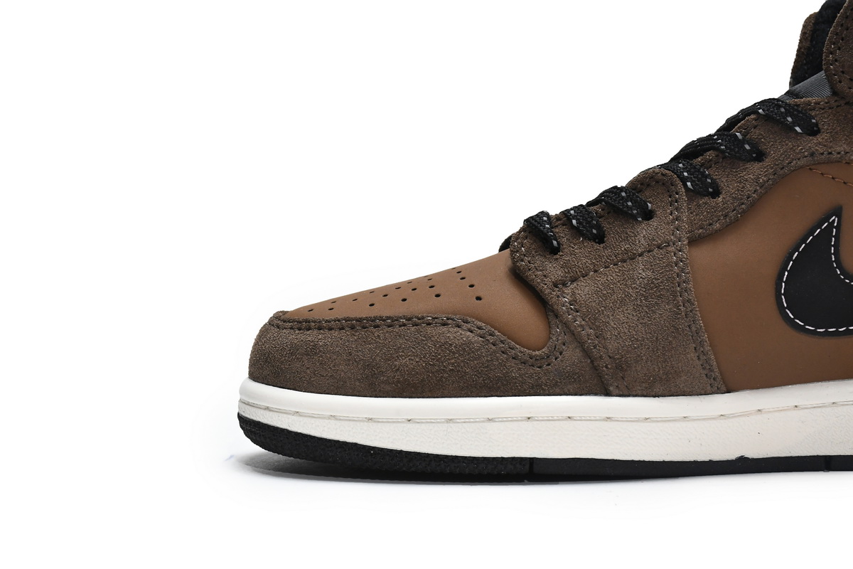 Air Jordan 1 Mid SE Dark Chocolate DC7294-200 | Premium Sneakers