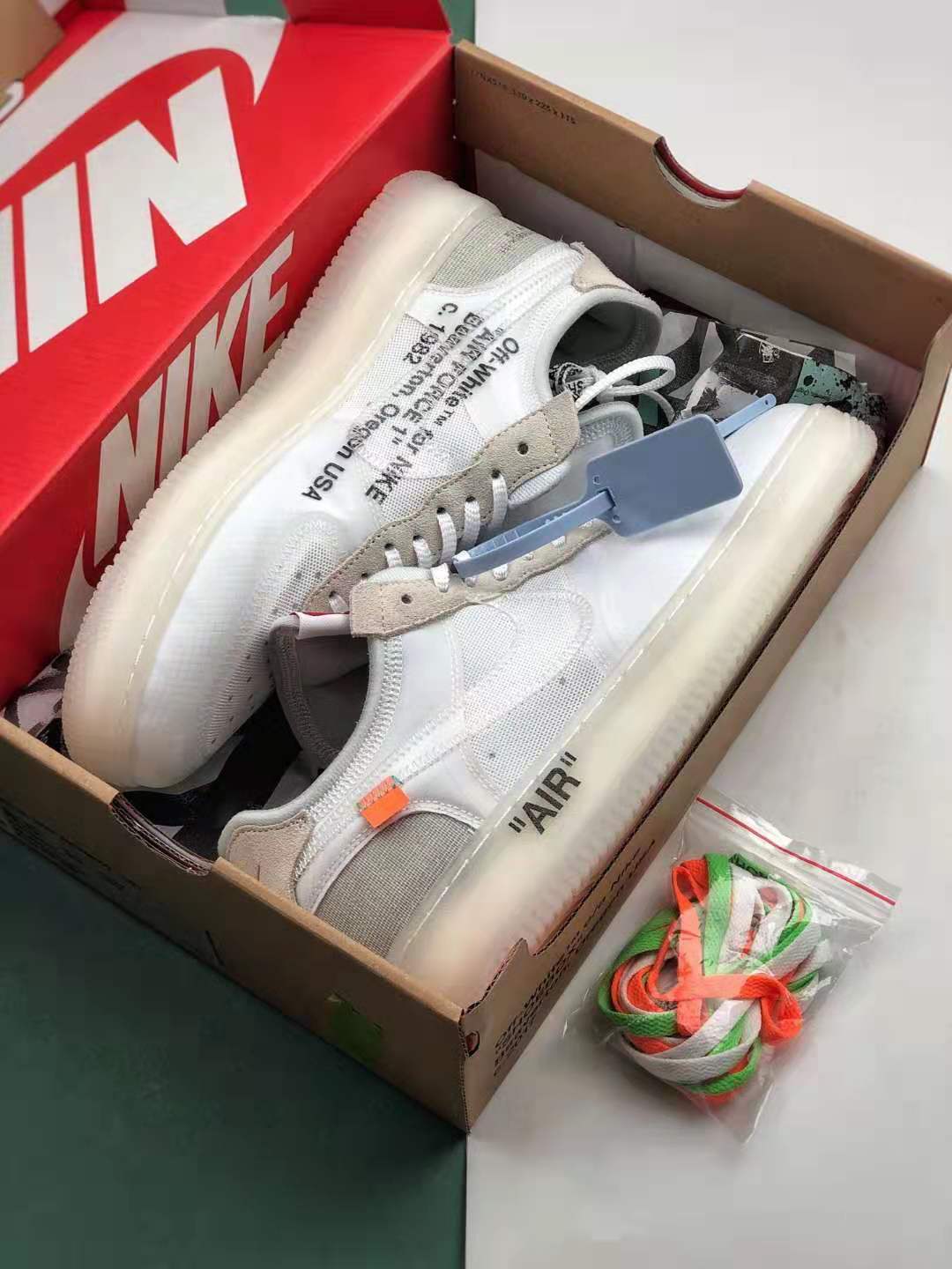Nike OFF-WHITE Air Force 1 Low AO4606-100: 'The Ten' Collaboration Nike OFF-WHITE Air Force 1 Low AO4606-100: 'The Ten' Collaboration