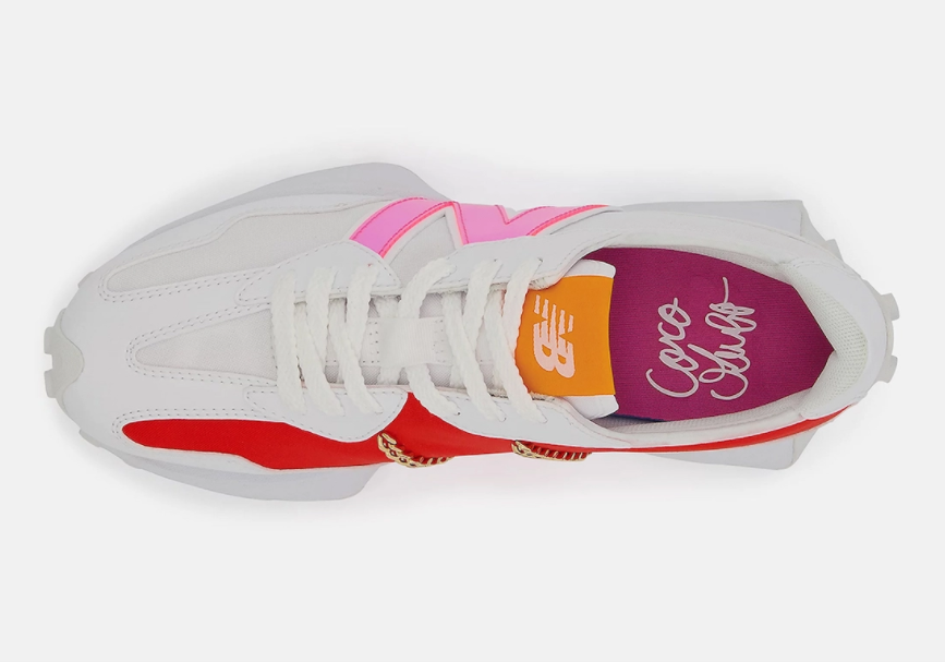 New Balance Coco Gauff x 327 'White Impulse' - Stylish and Performance-Driven Women's Sneakers New Balance Coco Gauff x 327 'White Impulse' - Stylish and Performance-Driven Women's Sneakers