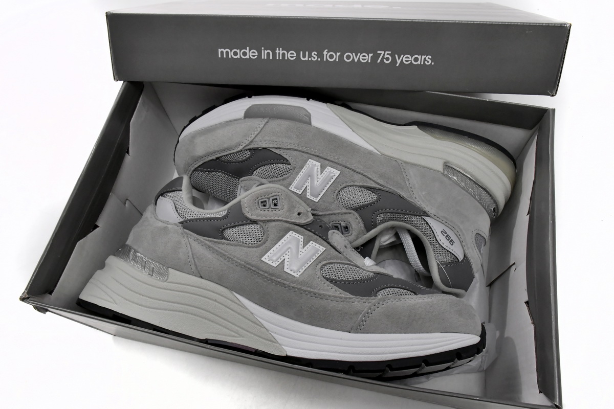 New Balance 992 Made In USA 'Grey' M992GR - Premium Athletic Sneakers for Men