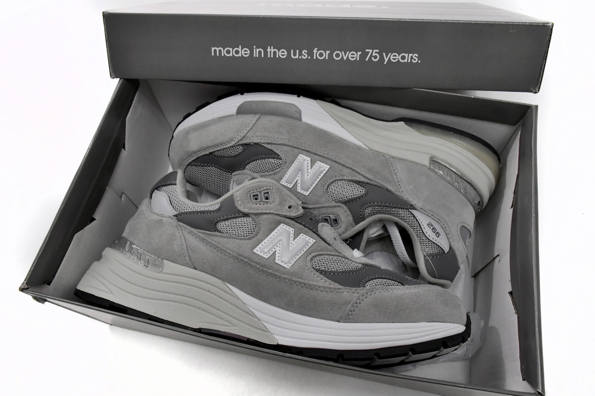 New Balance 992 Made In USA 'Grey' M992GR - Premium Athletic Sneakers for Men New Balance 992 Made In USA 'Grey' M992GR - Premium Athletic Sneakers for Men