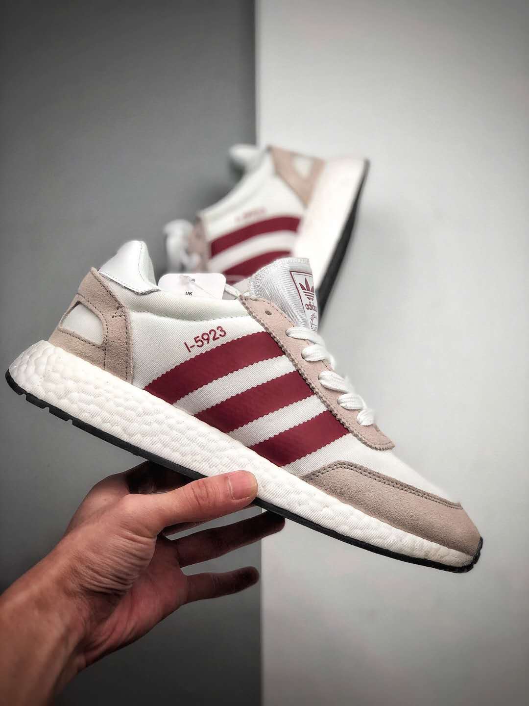 Adidas I-5923 'Grey Burgundy' D97231 - Stylish and On-Trend Athletic Sneakers Adidas I-5923 'Grey Burgundy' D97231 - Stylish and On-Trend Athletic Sneakers