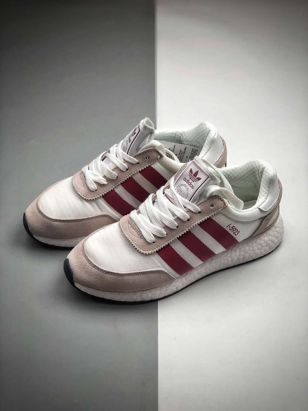 Adidas I-5923 'Grey Burgundy' D97231 - Stylish and On-Trend Athletic Sneakers Adidas I-5923 'Grey Burgundy' D97231 - Stylish and On-Trend Athletic Sneakers