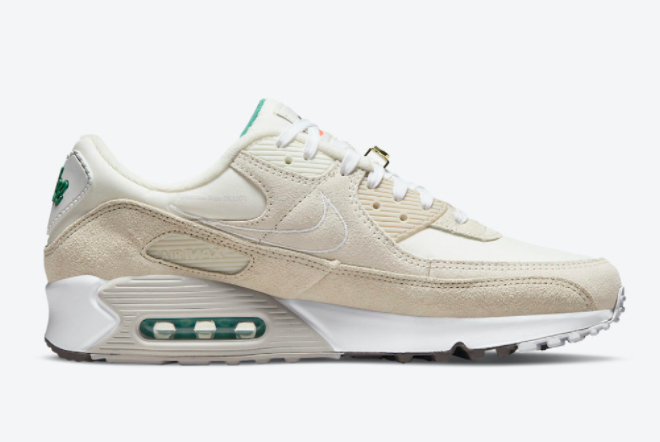 Sleek Nike Air Max 90 Sail/White-Cream-Light Bone DB0636-100 - Stylish Comfort for the Fashion-Forward Sleek Nike Air Max 90 Sail/White-Cream-Light Bone DB0636-100 - Stylish Comfort for the Fashion-Forward