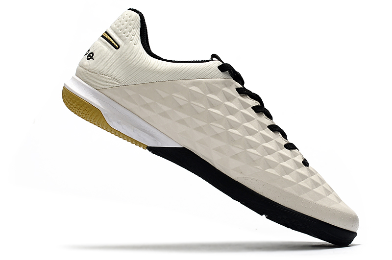 Nike Tiempo Lunar Legend VIII Pro IC White Gold - Premium Indoor Soccer Shoes