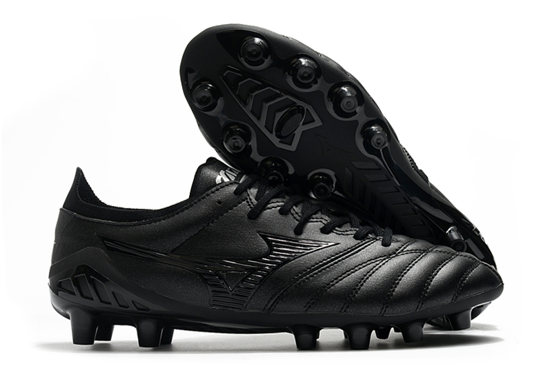 Mizuno Morelia Neo III Beta Japan Fg - All Black | Premium Football Boots