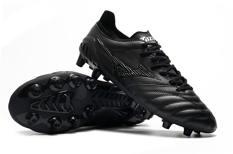 Mizuno Morelia Neo III Beta Japan Fg - All Black | Premium Football Boots