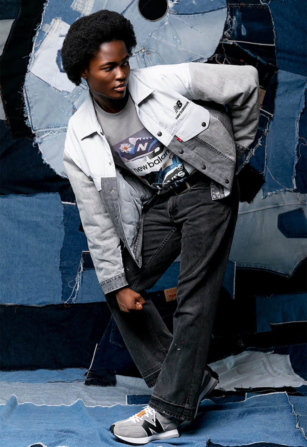 New Balance Levi's x 327 'Grey Denim' MS327LVB - Stylish Collaboration Sneakers for Men New Balance Levi's x 327 'Grey Denim' MS327LVB - Stylish Collaboration Sneakers for Men