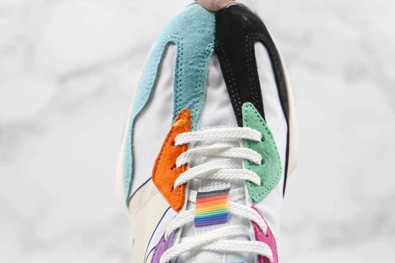 New Balance 327 Pride Collection White Multi-Color MS327PRD - Stylish & Colorful Sneakers
