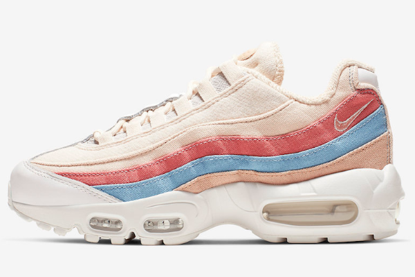 Nike WMNS Air Max 95 Plant Color Pack Crimson Tint CD7142-800 - Stylish Women's Sneakers for Everyday Wear