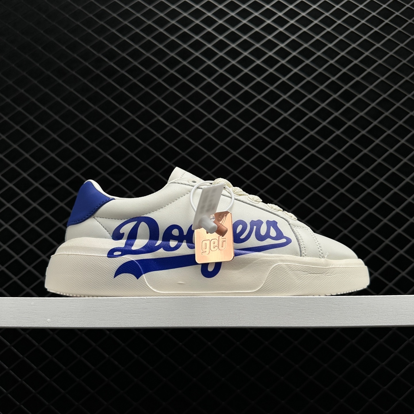 MLB LA Dodgers Chunky Classic Sneakers - White/Blue 3ASXXP12N-07BLD