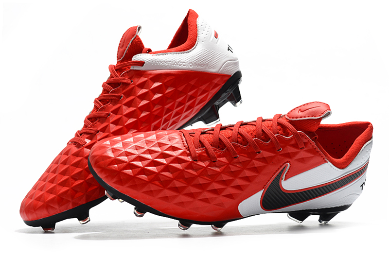 Nike Tiempo Legend 8 Elite FG Boot - Red White Black | Premium Soccer Cleats Nike Tiempo Legend 8 Elite FG Boot - Red White Black | Premium Soccer Cleats