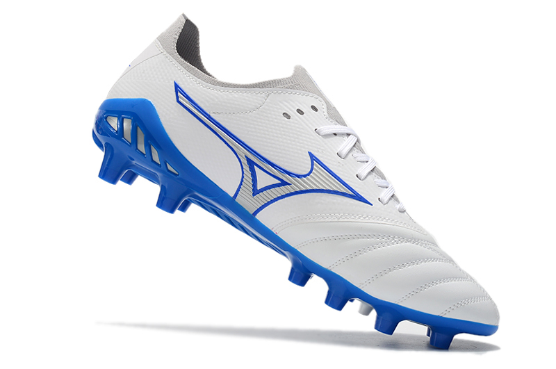 Mizuno Morelia Neo III Beta Elite White Blue - Lightweight Performance Football Boot