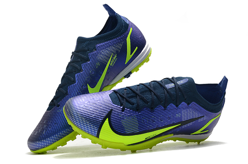 Nike Mercurial Vapor 14 Elite TF Soccer Cleats - Sapphire Volt Blue Void Nike Mercurial Vapor 14 Elite TF Soccer Cleats - Sapphire Volt Blue Void