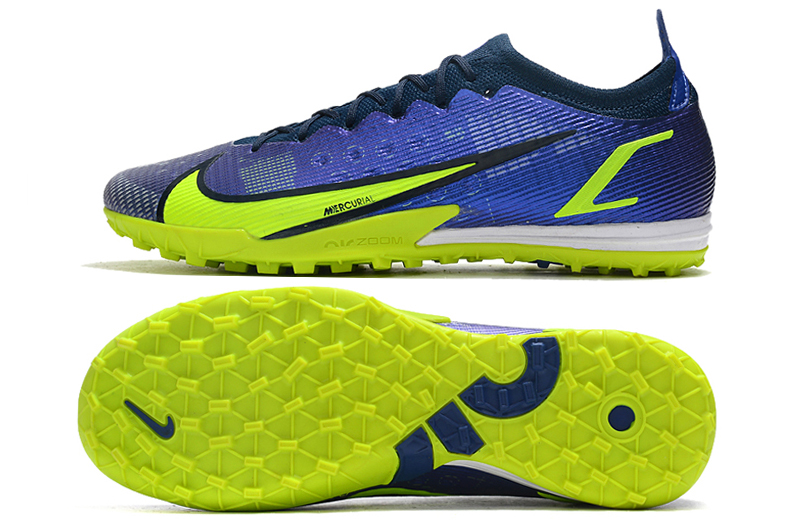 Nike Mercurial Vapor 14 Elite TF Soccer Cleats - Sapphire Volt Blue Void Nike Mercurial Vapor 14 Elite TF Soccer Cleats - Sapphire Volt Blue Void