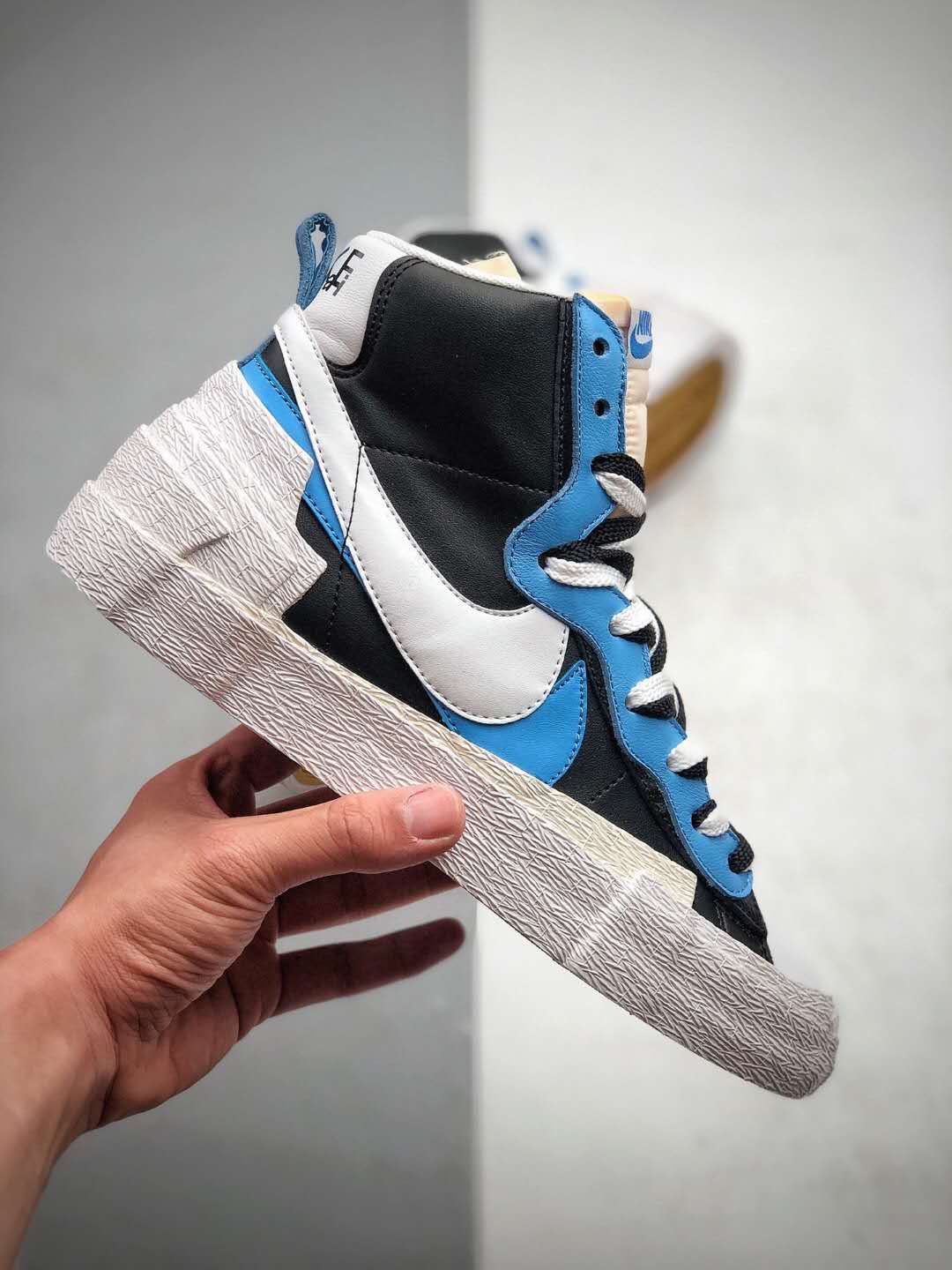 Nike sacai x Blazer Mid 'Black Blue' BV0072-001 - Stylish Sneakers for Unmatched Fashion. Nike sacai x Blazer Mid 'Black Blue' BV0072-001 - Stylish Sneakers for Unmatched Fashion.