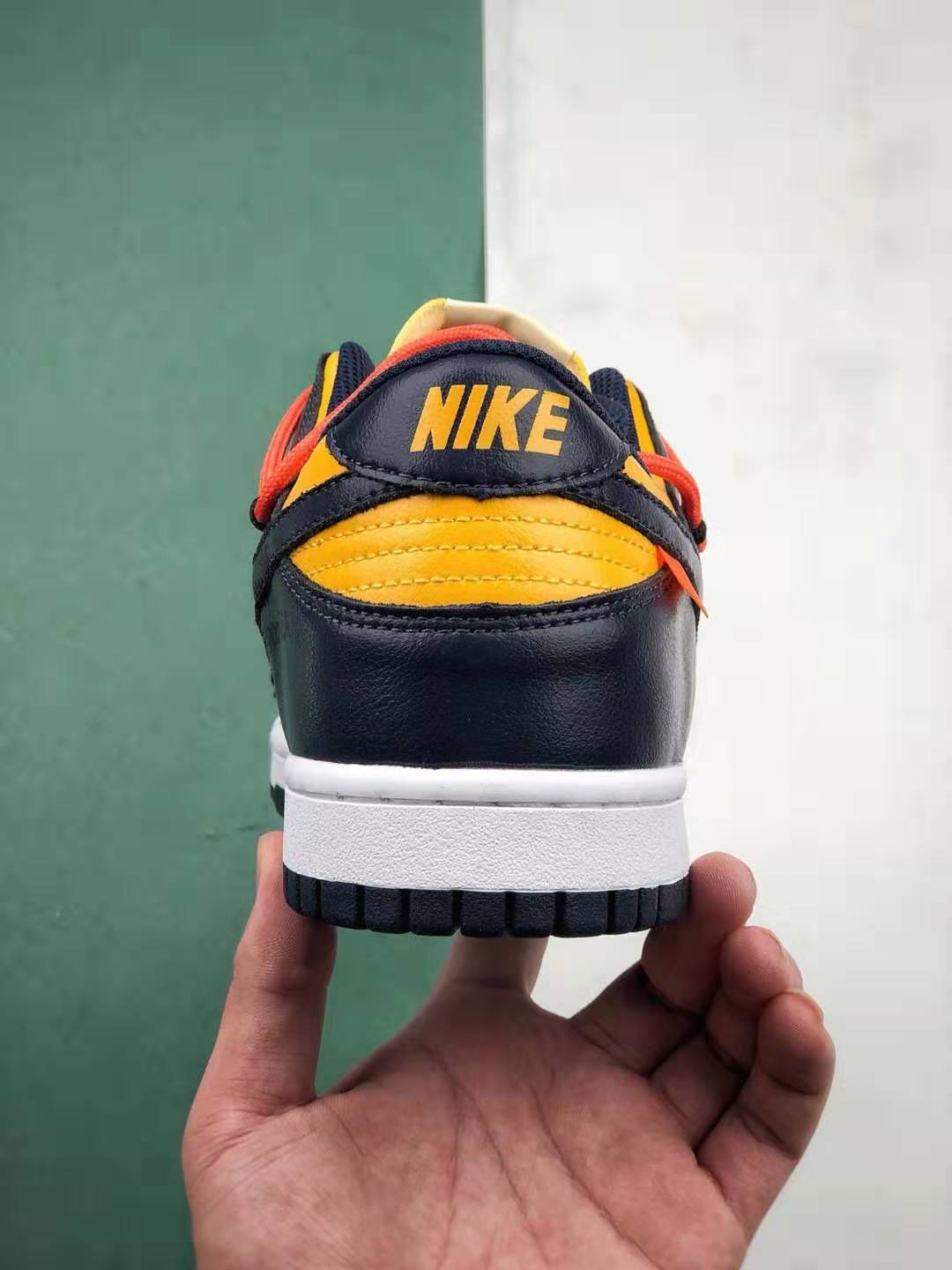 Nike OFF-WHITE x Dunk Low 'University Gold' CT0856-700 - Exclusive Collaboration with Supreme Street Style - Limited Edition Release Nike OFF-WHITE x Dunk Low 'University Gold' CT0856-700 - Exclusive Collaboration with Supreme Street Style - Limited Edition Release