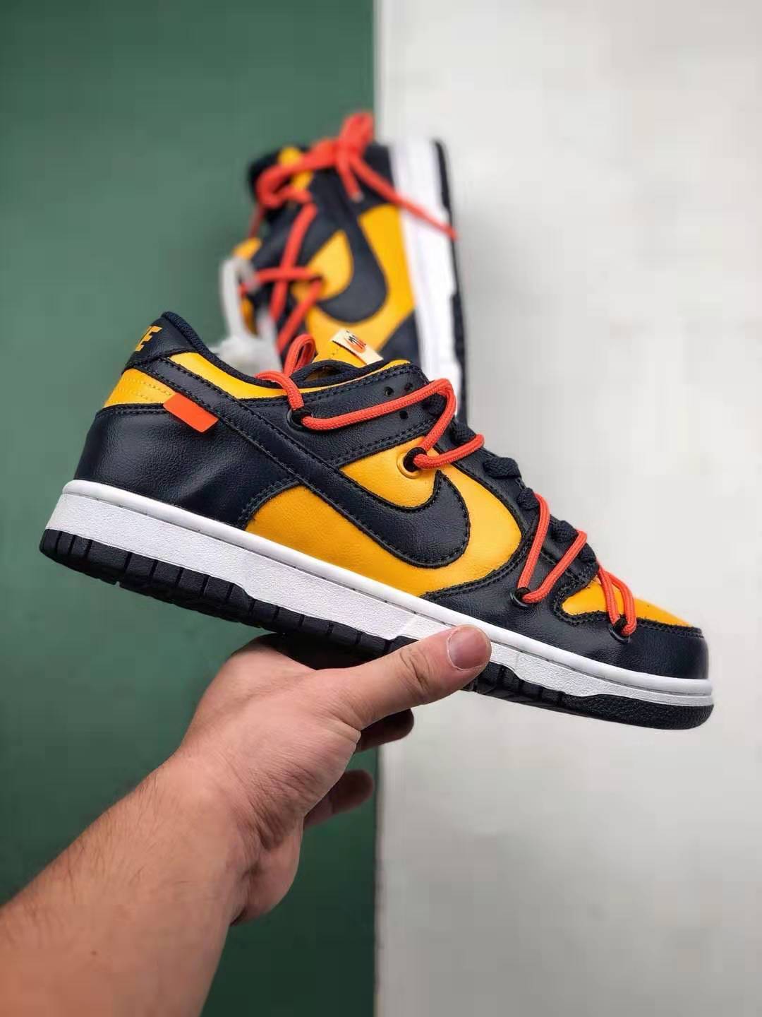 Nike OFF-WHITE x Dunk Low 'University Gold' CT0856-700 - Exclusive Collaboration with Supreme Street Style - Limited Edition Release Nike OFF-WHITE x Dunk Low 'University Gold' CT0856-700 - Exclusive Collaboration with Supreme Street Style - Limited Edition Release