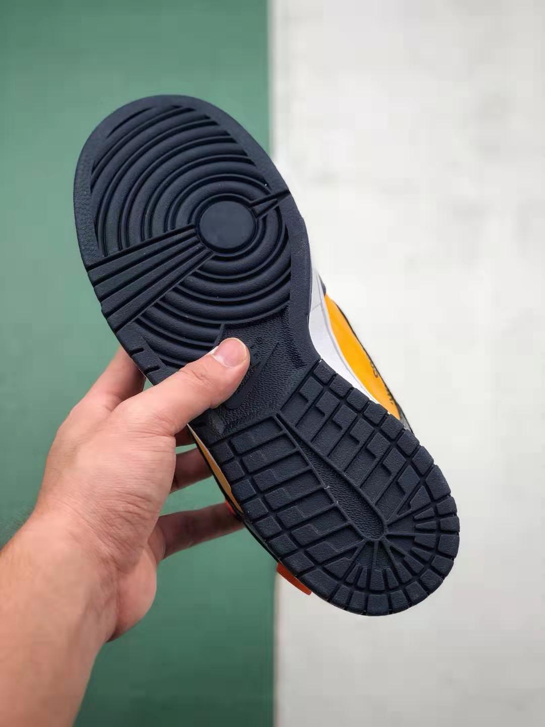 Nike OFF-WHITE x Dunk Low 'University Gold' CT0856-700 - Exclusive Collaboration with Supreme Street Style - Limited Edition Release Nike OFF-WHITE x Dunk Low 'University Gold' CT0856-700 - Exclusive Collaboration with Supreme Street Style - Limited Edition Release