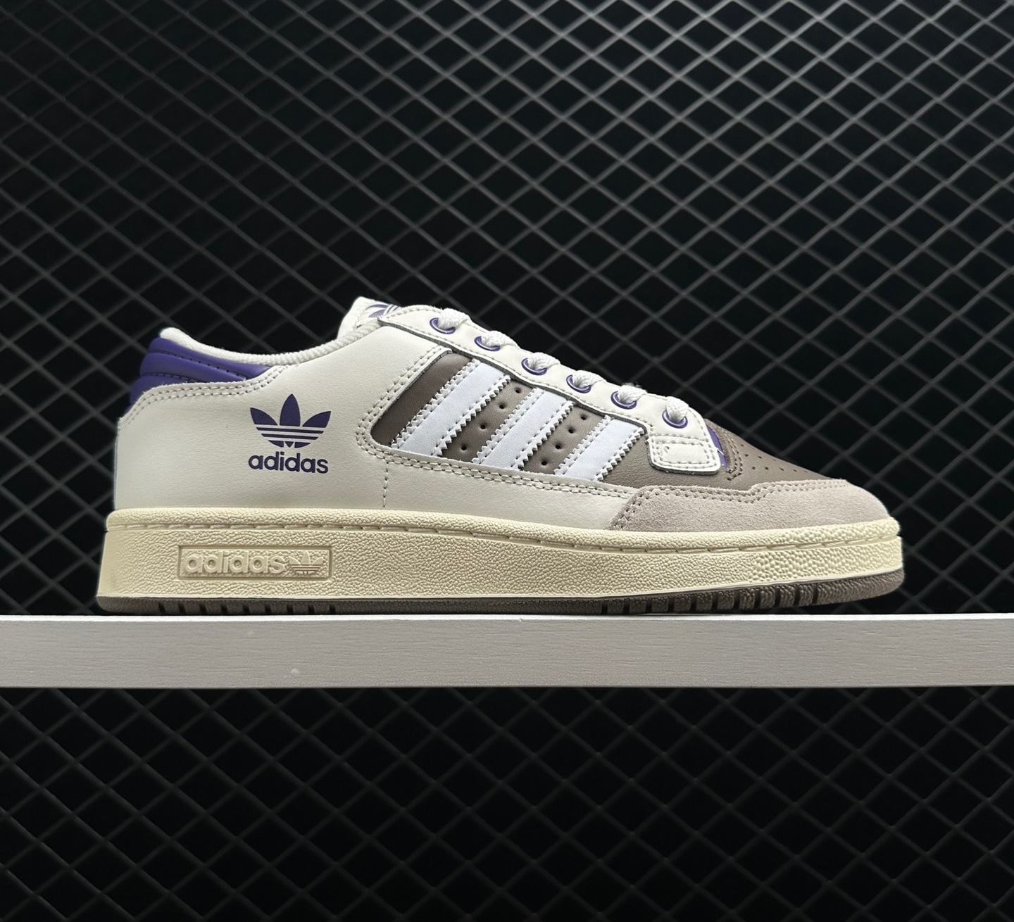 Adidas Originals Centennial 85 Low - White/Purple/Gray IE2369