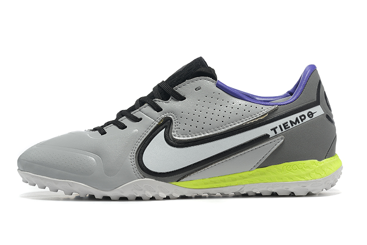 Nike Tiempo Legend 9 Academy TF Gray - High Performance Soccer Cleats