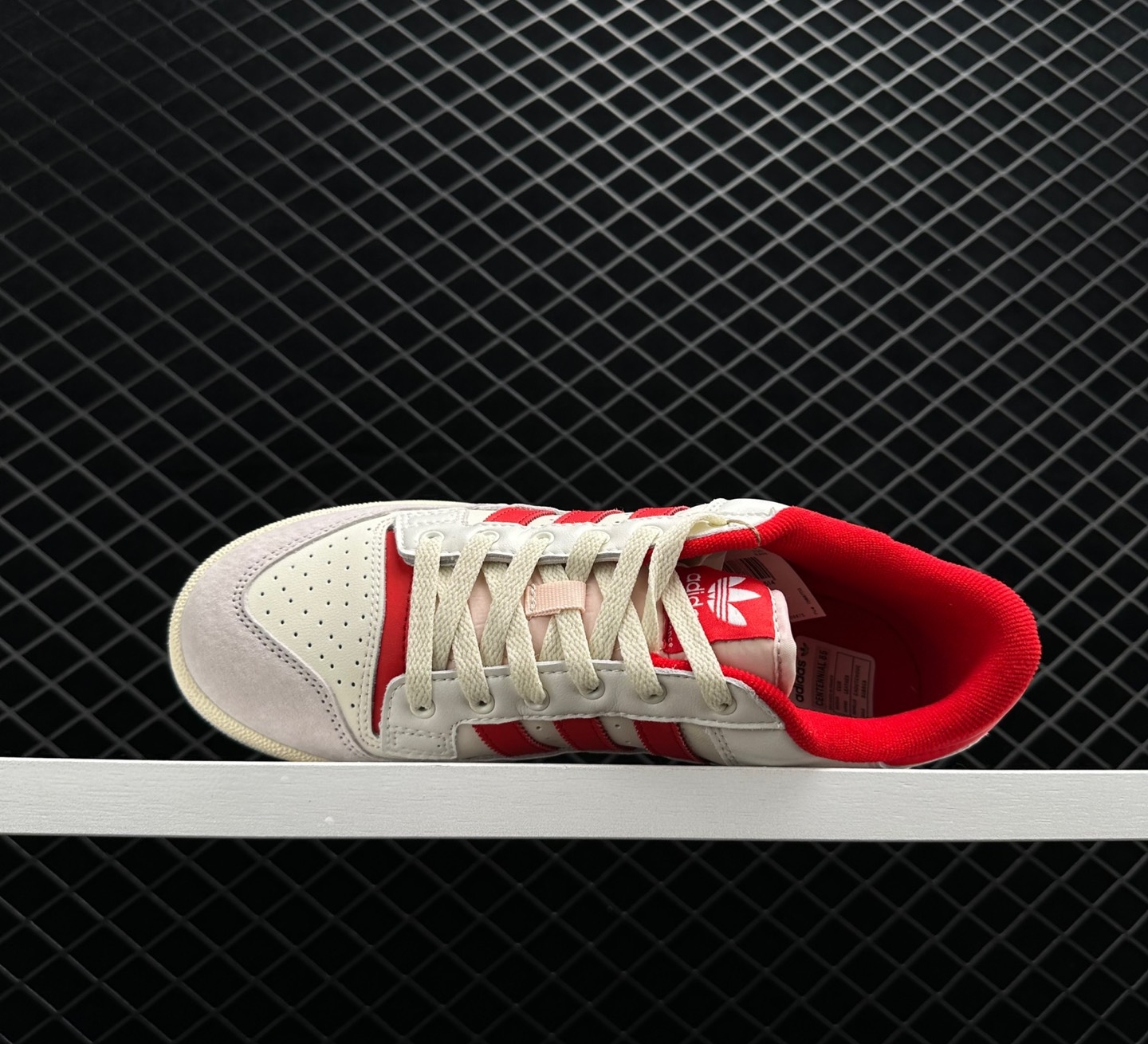 Adidas Centennial 85 Low 'White Scarlet' HQ6278 - Premium Retro Sneakers
