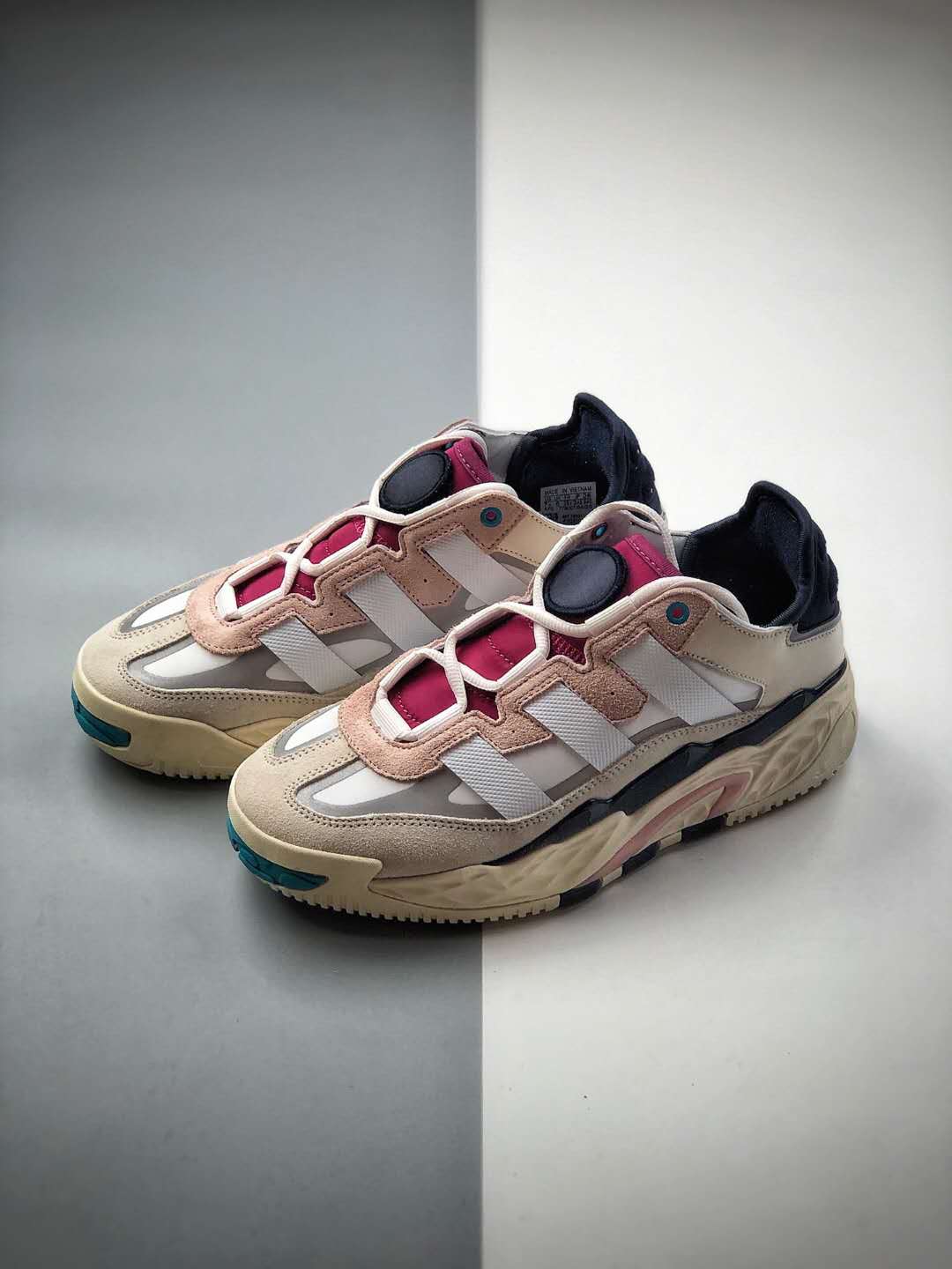 Adidas Niteball 'Cream White Pink Tint' FW3317 - Stylish Footwear for Women