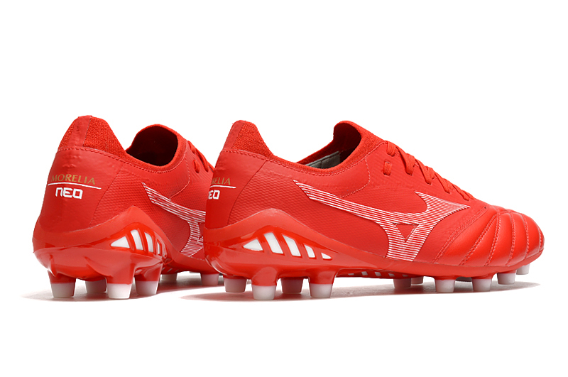 Mizuno Morelia Neo III Beta Japan FG Soccer Cleats - High Risk Red | Limited Stock Mizuno Morelia Neo III Beta Japan FG Soccer Cleats - High Risk Red | Limited Stock