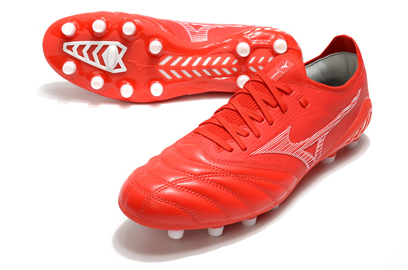 Mizuno Morelia Neo III Beta Japan FG Soccer Cleats - High Risk Red | Limited Stock Mizuno Morelia Neo III Beta Japan FG Soccer Cleats - High Risk Red | Limited Stock