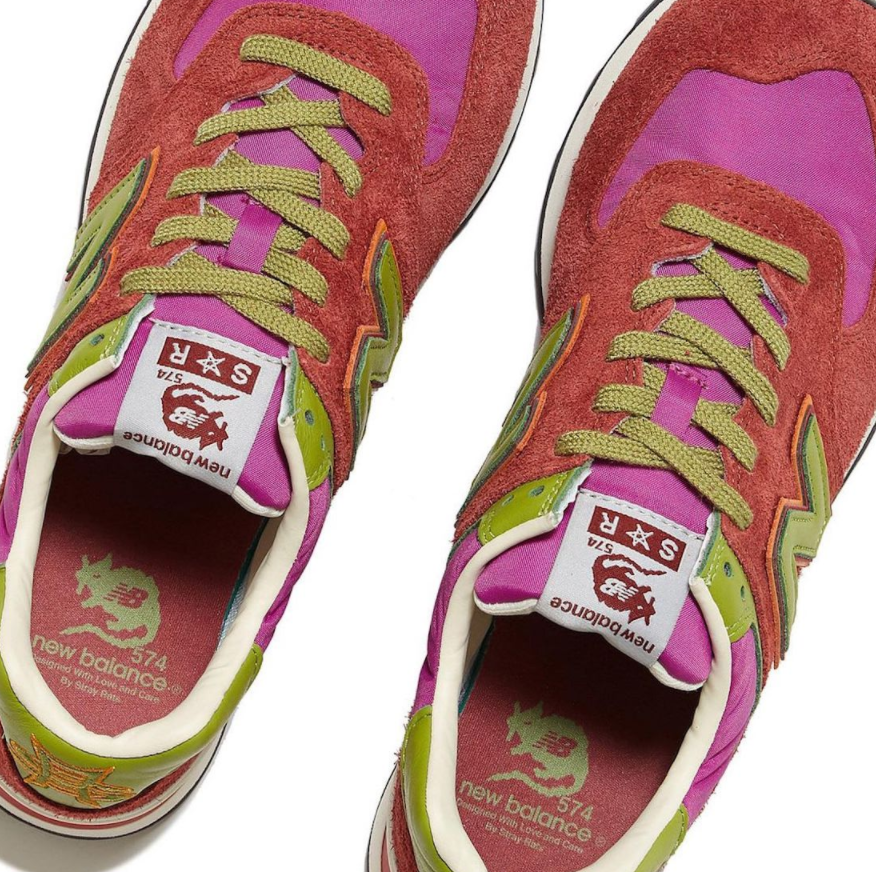 New Balance Stray Rats x 574 'Red' ML574RAT - Exclusive Collaboration with Limited Edition Styling New Balance Stray Rats x 574 'Red' ML574RAT - Exclusive Collaboration with Limited Edition Styling