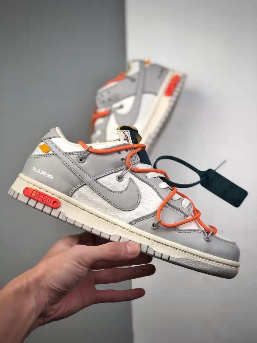 Nike Off-White x Dunk Low 'Lot 44 of 50' DM1602-104 - Limited Edition Sneakers