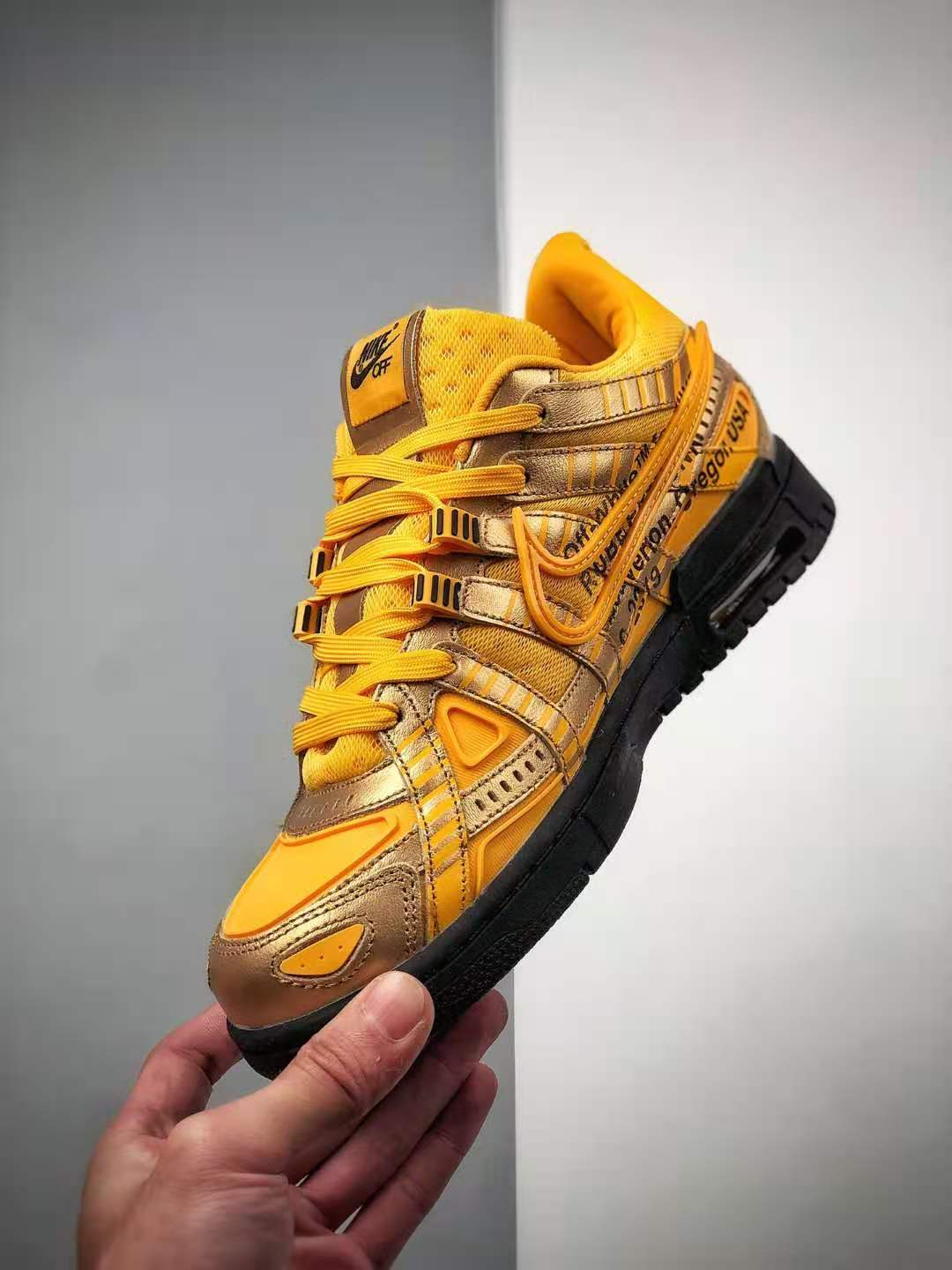 Nike Off-White x Air Rubber Dunk 'University Gold' CU6015-700 | Exclusive Release