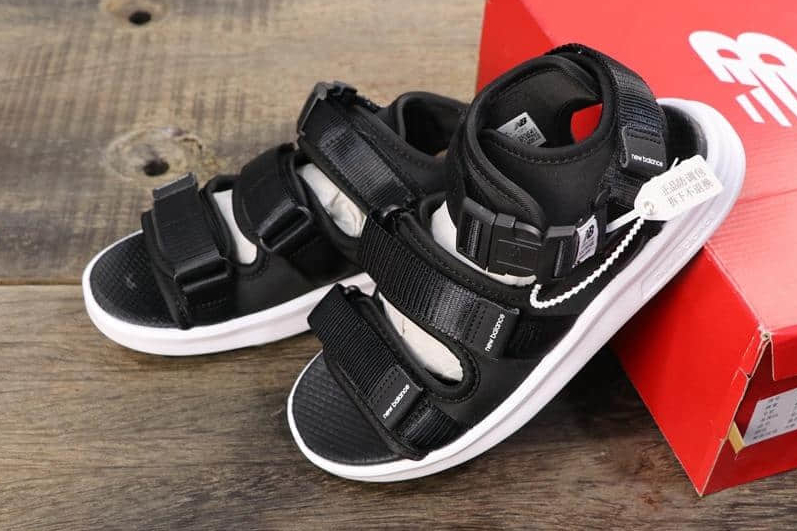 New Balance 750 Sandal Black White - Sleek and Stylish Footwear