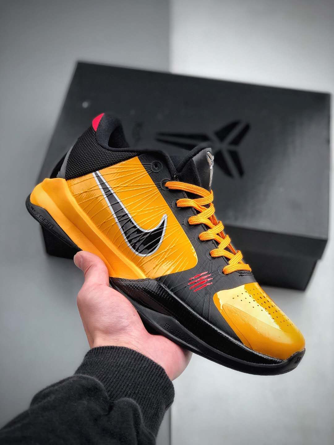 Nike Zoom Kobe 5 Protro 'Del Sol Metallic Silver Comet Red' CD4991-700