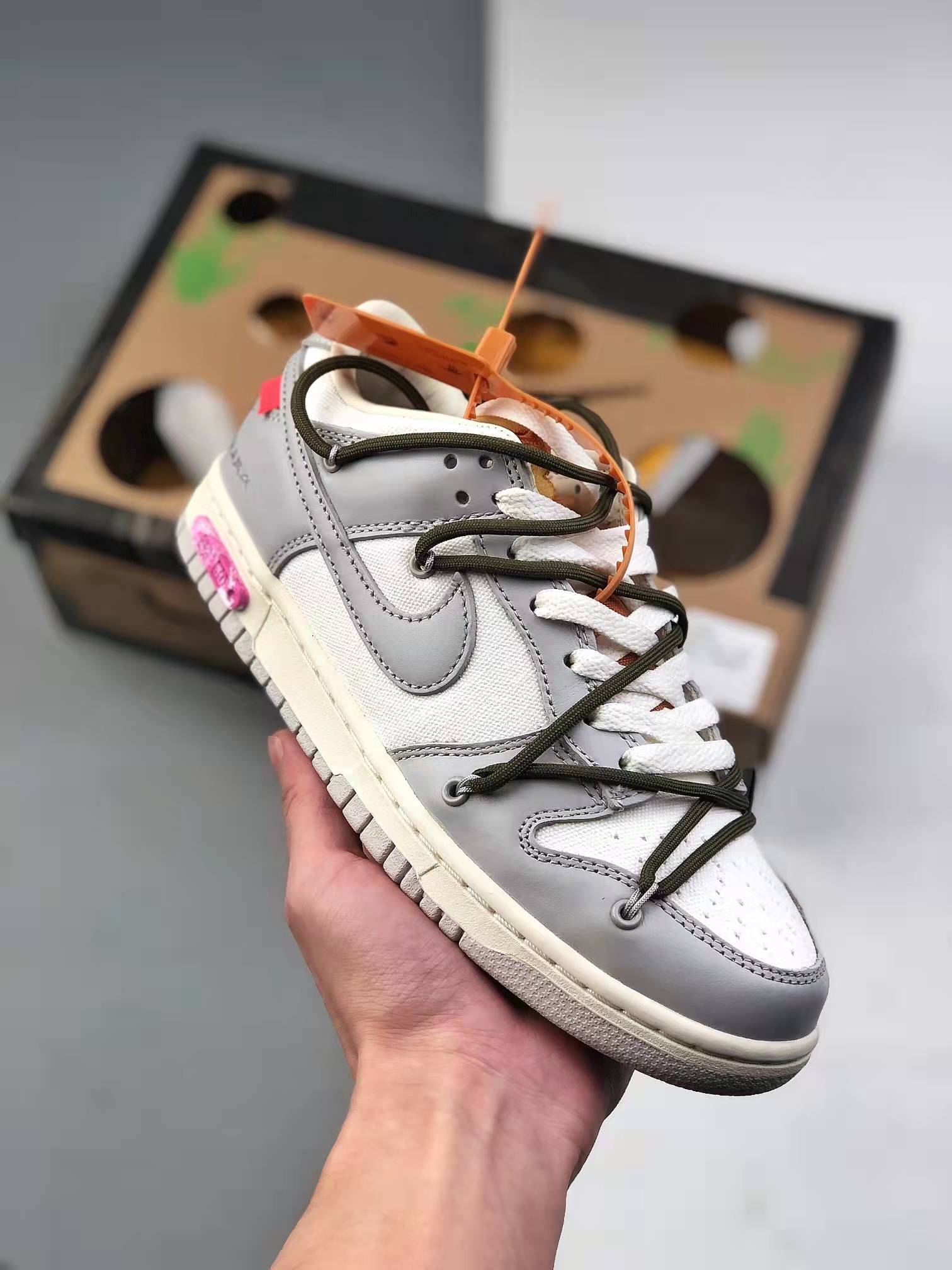 Nike Off-White Dunk Low 'Lot 14 of 50' DJ0950-106 - Limited Edition Collaboration Sneakers