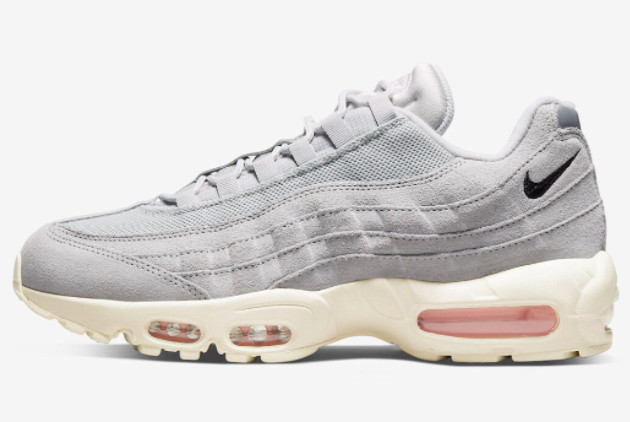 Nike Air Max 95 'Grey Fog' Grey Fog/Pink Foam-Coconut Milk DX2670-001 - Premium Sneakers | Limited Stock