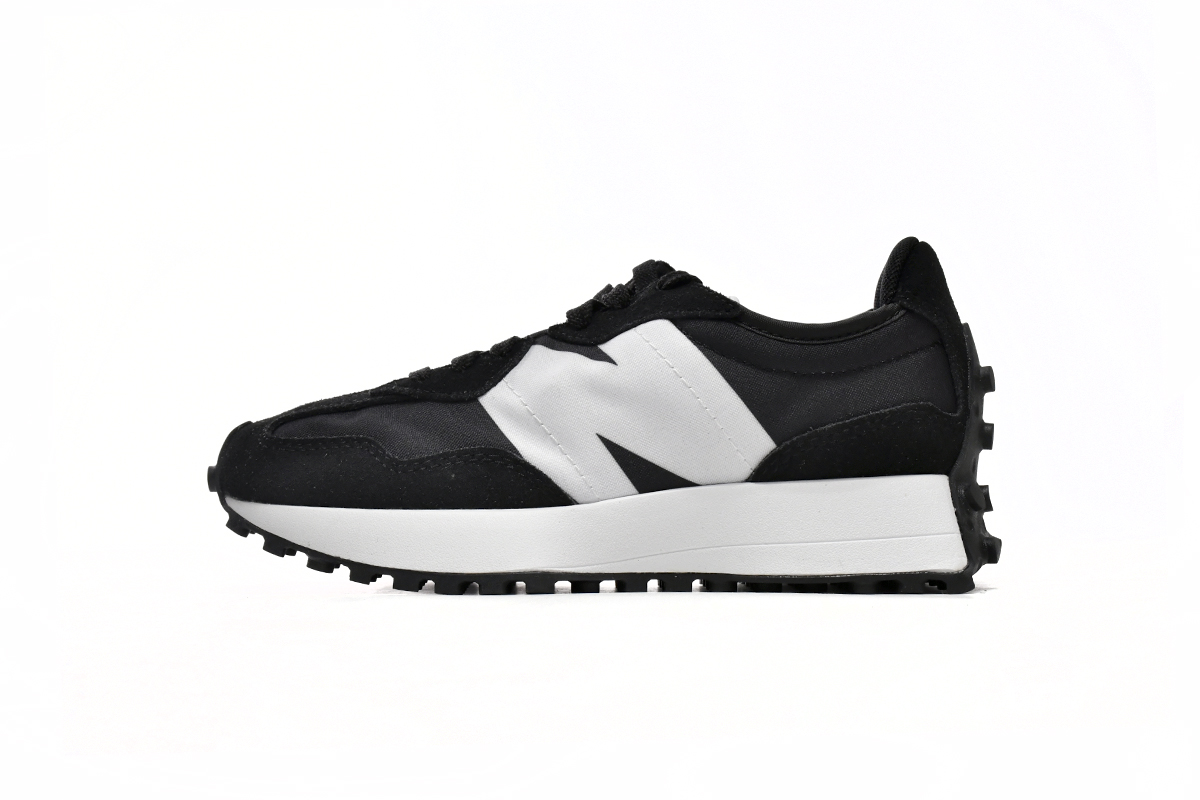 New Balance 327 Black White Sneakers - MS327CPG - Shop Now!