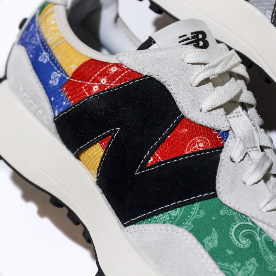 New Balance Shoe Palace x 327 'Unity Pack - Patchwork Bandana' MS327SPM | Exclusive Collaboration Sneakers