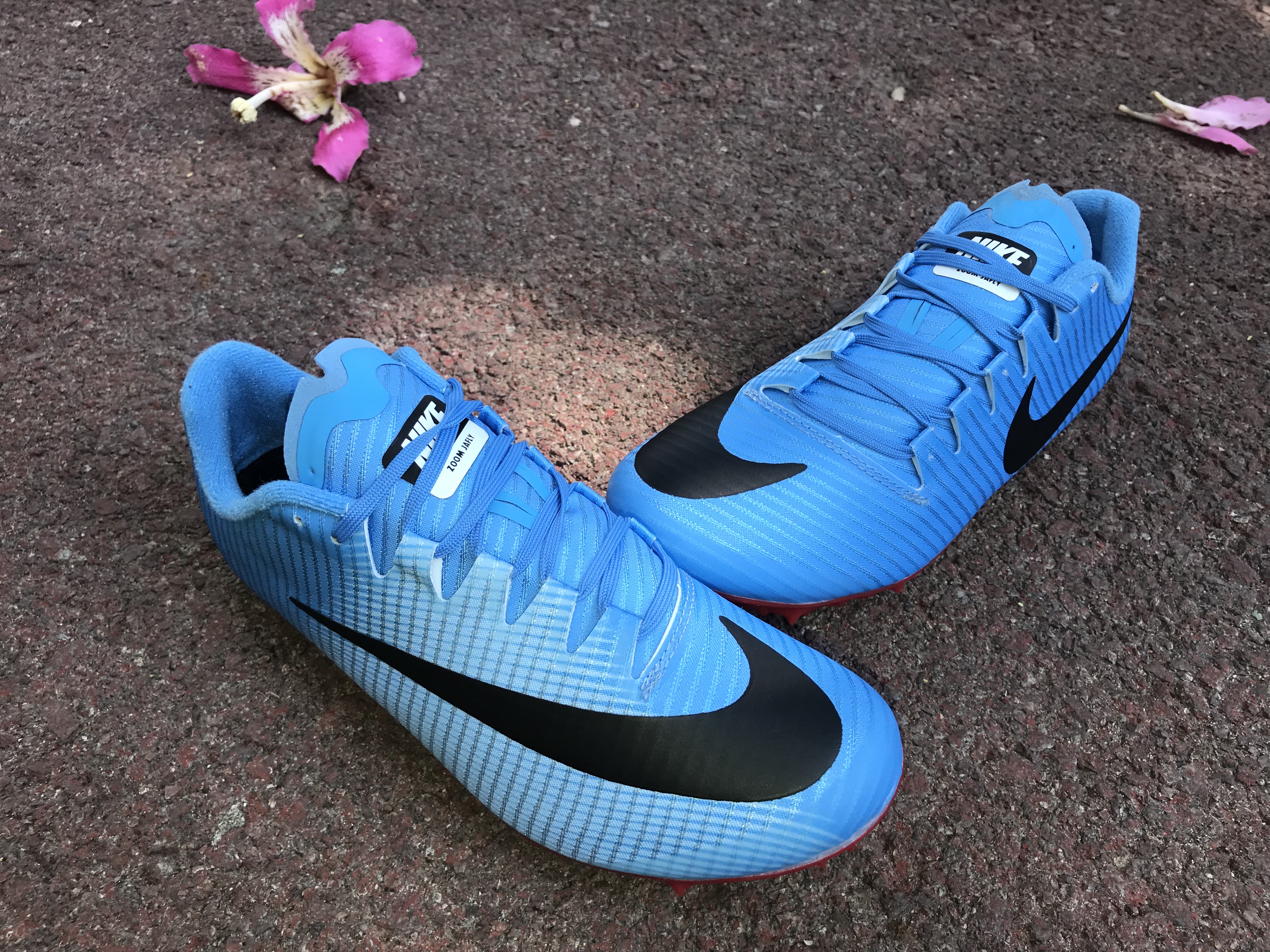 Nike Zoom Ja Fly 3 'Football Blue Red' 865633 446 - Lightweight Track Spikes for Top Speed